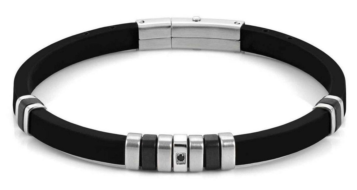 Bransoletka męska Nomination kauczuk z dodatkiem czarnego 028805 015✓Biżuteria męska w Sklepie z Biżuterią zegarki-diament.pl✓ Piękne i Eleganckie Bransoletki dla chłopaka.jpg